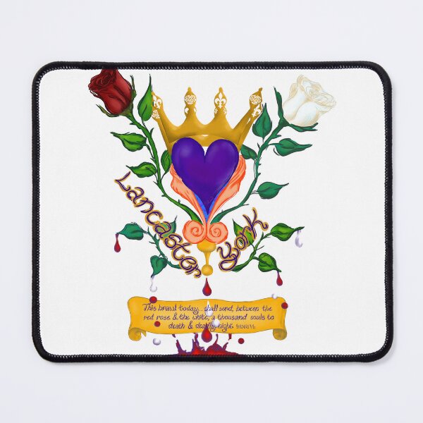 Item preview, Between the Red Rose & the White - War of the Roses - Shakespeare Quote  designed and sold by ESIKCreates.