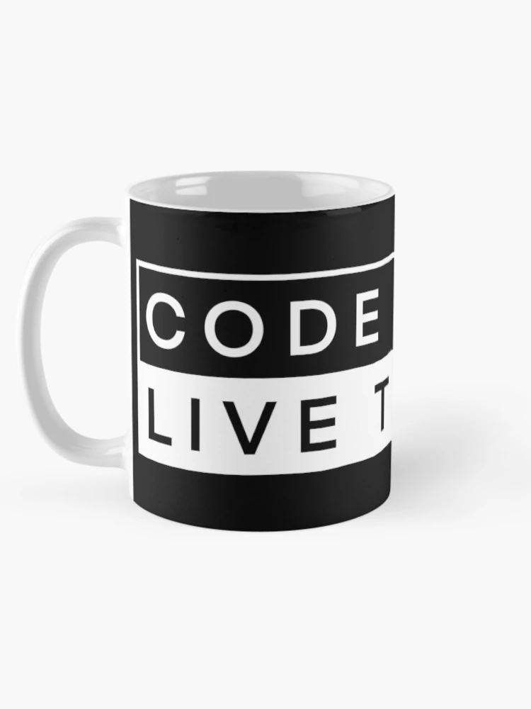 Thumbnail 5 of 6, Coffee Mug, Software Developer Coding Computer Programmer - Live To Code designed and sold by rebelren.