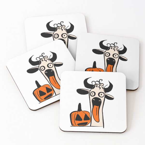Item preview, Halloween crazy cow designed and sold by filigreedigital.