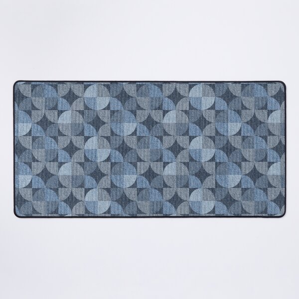 Item preview, Abstract Retro 1960s Seamless Pattern, Blue Jeans Surface designed and sold by teaw-teaw.
