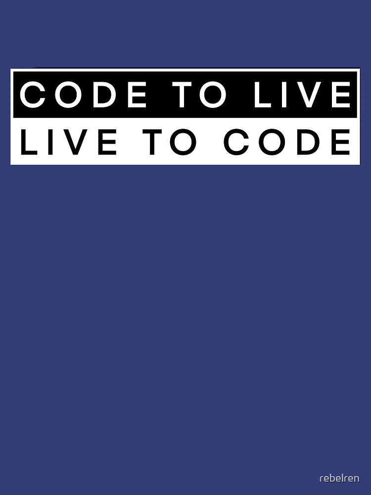 Thumbnail 4 of 4, V-Neck T-Shirt, Software Developer Coding Computer Programmer - Live To Code designed and sold by rebelren.