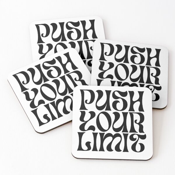 Item preview, Push Your Limit motivational design designed and sold by TheSoukainaArt.
