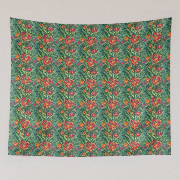 Item preview, Jungle Flowers 09 designed and sold by DoodleLandShop.