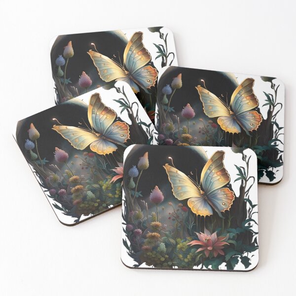 Item preview, Butterfly with flowers designed and sold by CosmosisShop.