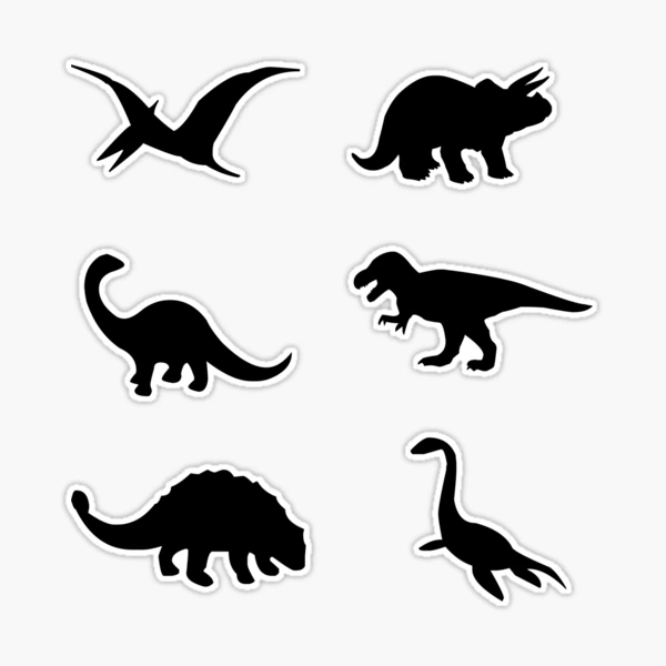 Baby Dinosaurier Silhouette