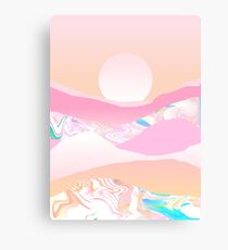 Sunrise Swirls Canvas Print