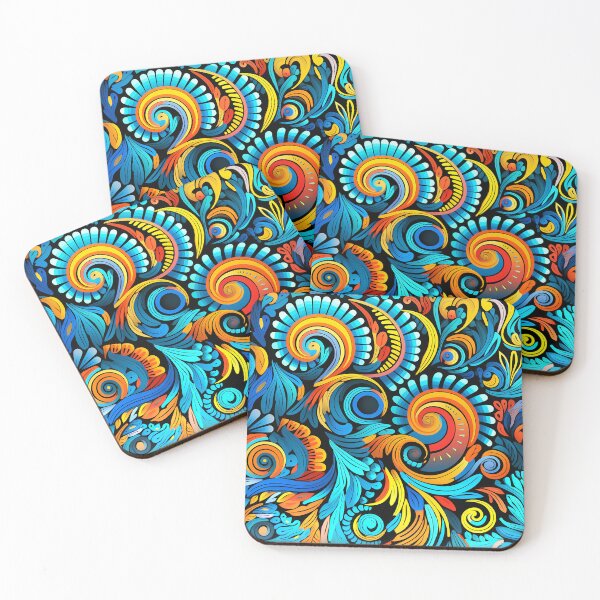 Item preview, Colored ethnic pattern designed and sold by Nataliia Kholodniak.