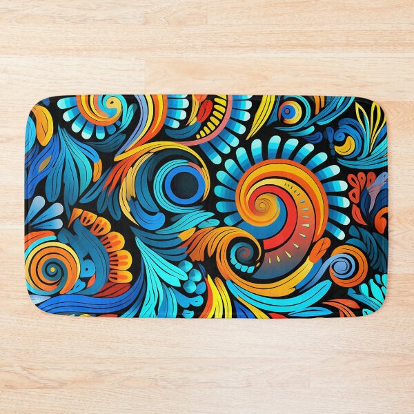 Item preview, Colored ethnic pattern designed and sold by Nataliia Kholodniak.