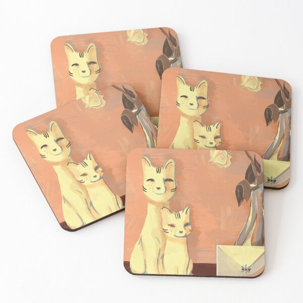Item preview, Twin Cats Illustration designed and sold by mviedraws.