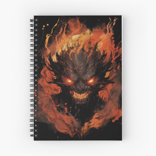 Item preview, Vintage Distressed Street Art Fire Elemental - RPG Monster designed and sold by GVRDesign.