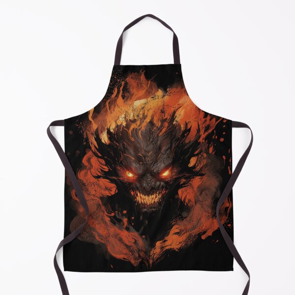 Item preview, Vintage Distressed Street Art Fire Elemental - RPG Monster designed and sold by GVRDesign.