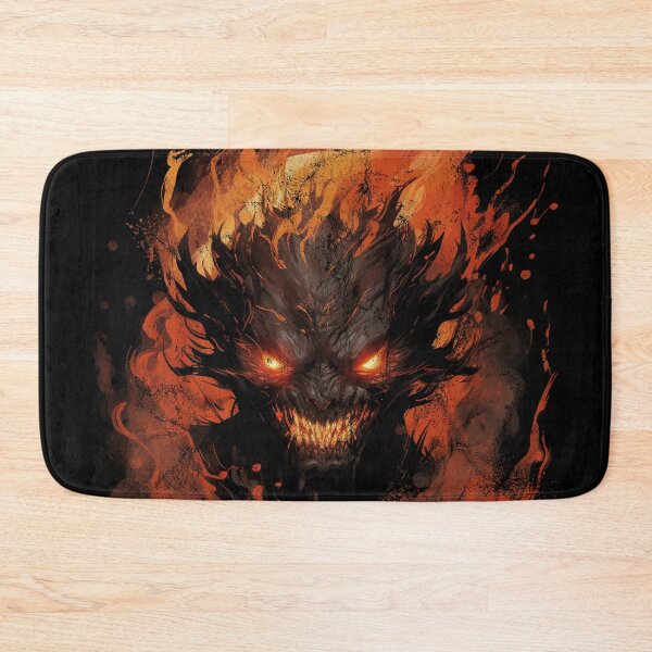 Item preview, Vintage Distressed Street Art Fire Elemental - RPG Monster designed and sold by GVRDesign.
