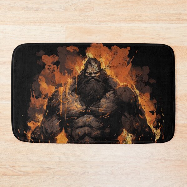 Item preview, Vintage Distressed Street Art Fire Elemental - RPG Monster designed and sold by GVRDesign.