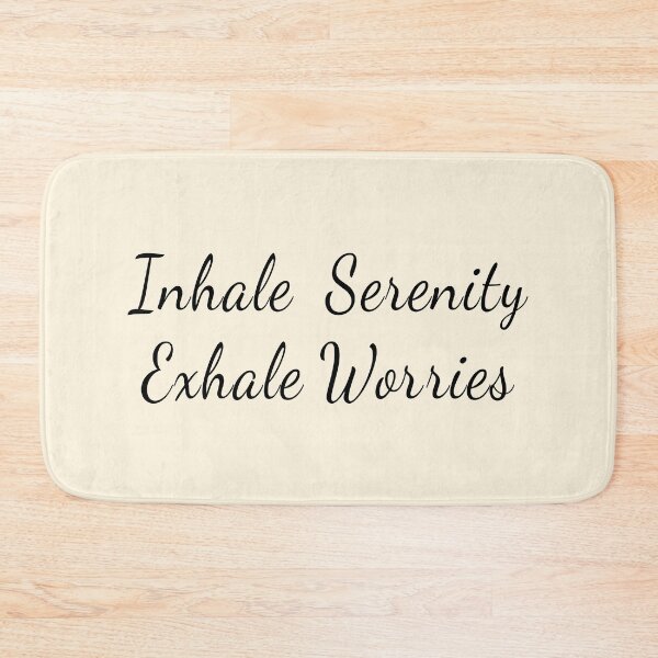 Item preview, Inhale Serenity Exhale Worries designed and sold by Art Happens.