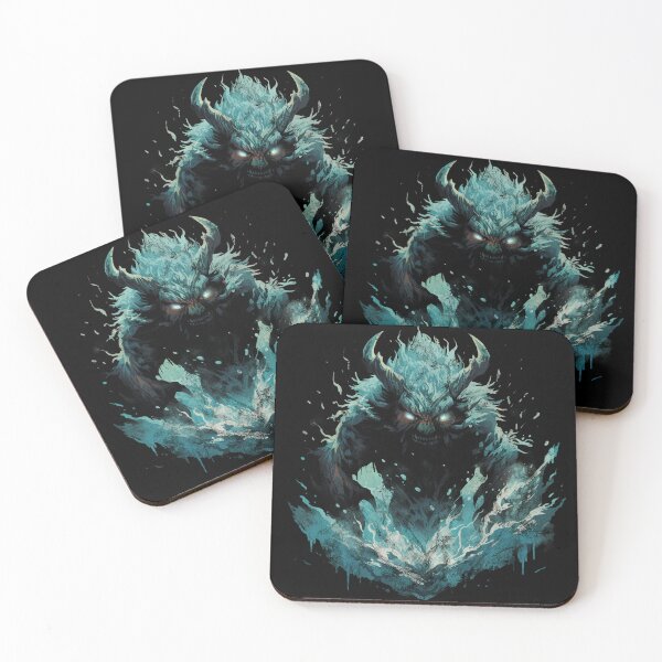 Item preview, Vintage Distressed Street Art Ice Elemental - RPG Monster designed and sold by GVRDesign.