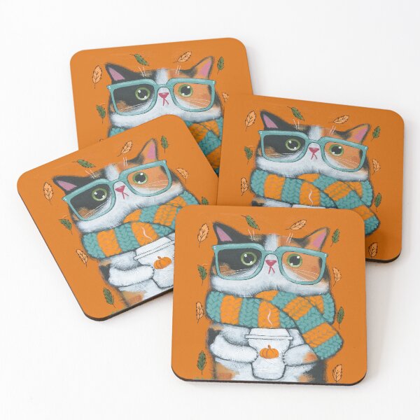 Item preview, Calico Fall Kitty designed and sold by KilkennyCat Art.