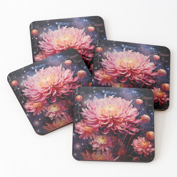 Item preview, Chrysanthemum Cosmos Night Sky designed and sold by Viking-Samurai.