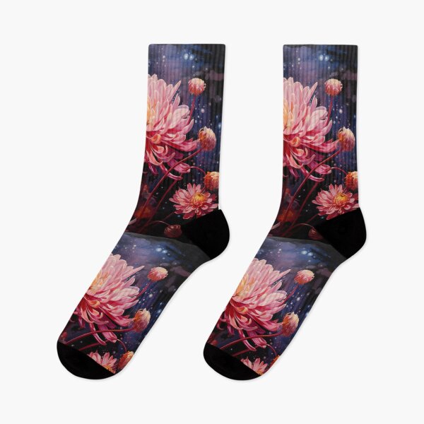 Item preview, Chrysanthemum Cosmos Night Sky designed and sold by Viking-Samurai.