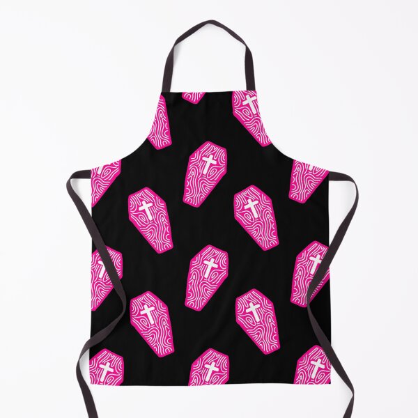 Item preview, halloween coffin cross grave pink designed and sold by Gossip Rag.