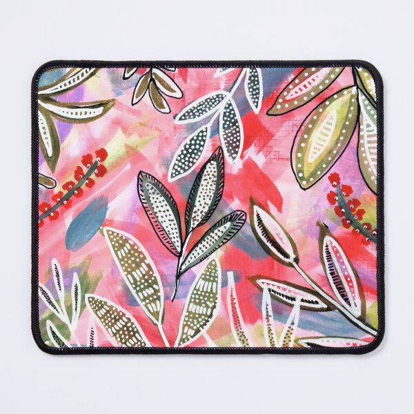 Item preview, Ocean Leaves Pink designed and sold by Annette Kavney Art.