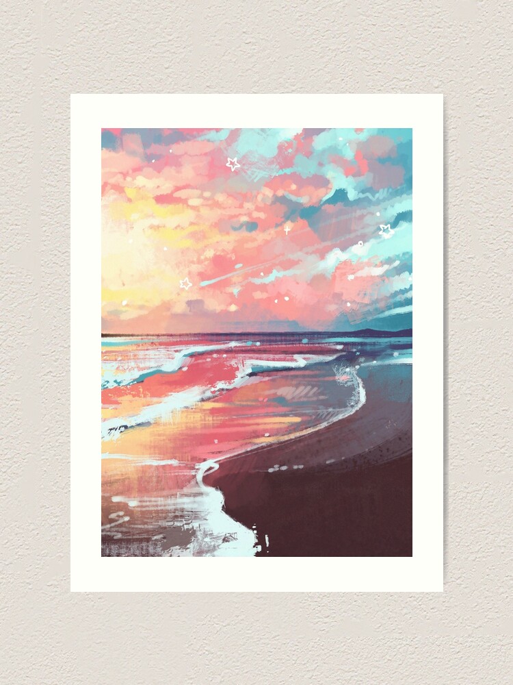 Alternate view of Study of the Sea Art Print