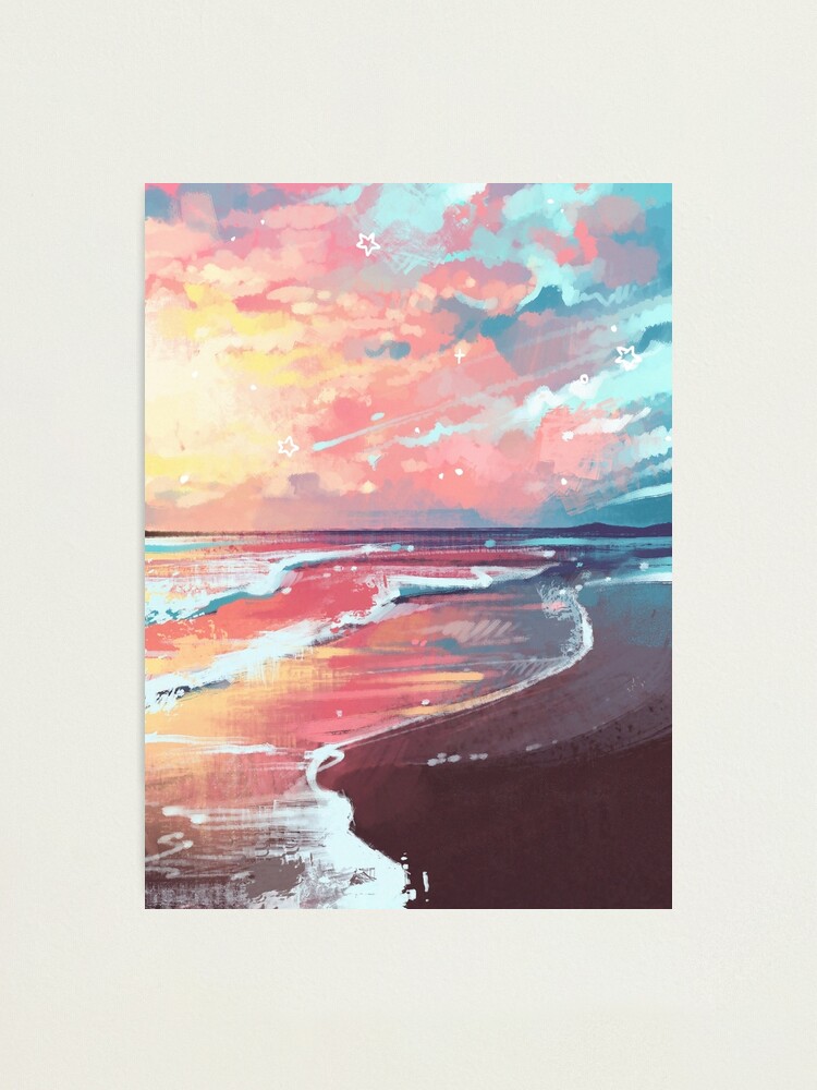 Alternate view of Study of the Sea Photographic Print