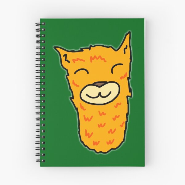 Item preview, Orange Llama head designed and sold by Dannyballsub.