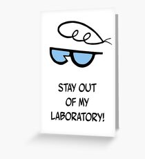 Dexter's Laboratory Quotes Greeting Card