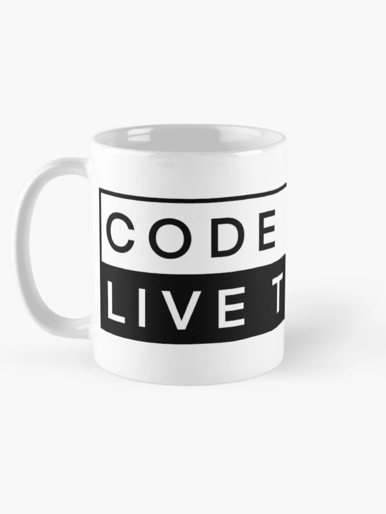 Thumbnail 5 of 6, Coffee Mug, Software Developer Coding Computer Programmer - Live To Code designed and sold by rebelren.