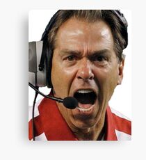Nick Saban The Hulk Canvas Print