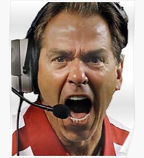 Nick Saban The Hulk Poster