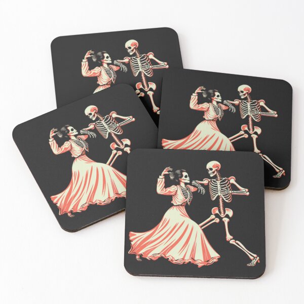 Item preview, Dancing Skeletons - Spooky and Stylish Halloween Design designed and sold by TEEJAMBOREE.