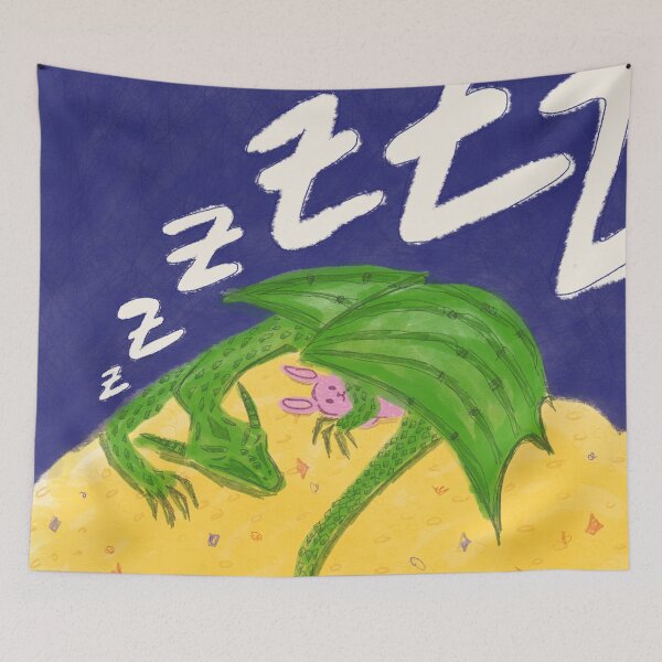 Item preview, Just a Dragon Snoozing designed and sold by OnlyMildlyLost.