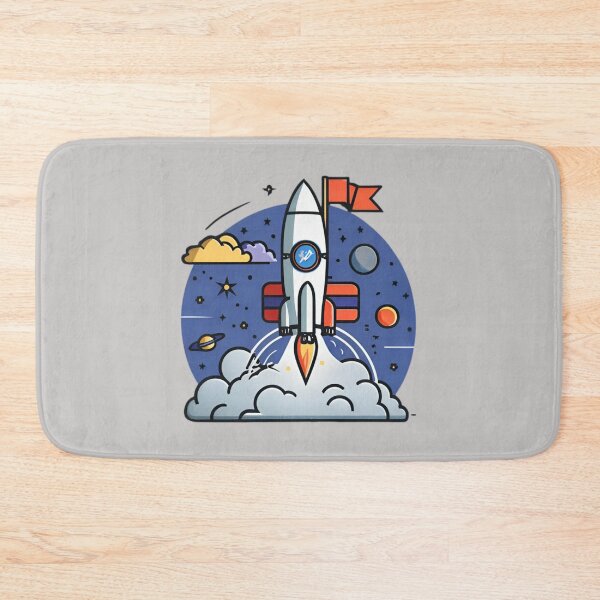 Item preview, Galactic Rocket designed and sold by Strokes-Colors.