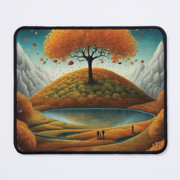 Item preview, Autumn Fall Magical Tree and Pond designed and sold by DigiDesignArt.