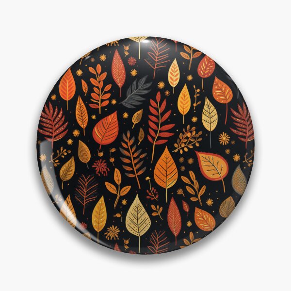 Item preview, Autumn Leaves Floral Wallpaper Pattern designed and sold by SowCow.