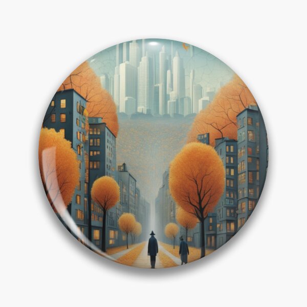 Item preview, Autumn Fall Cityscape and Park designed and sold by DigiDesignArt.