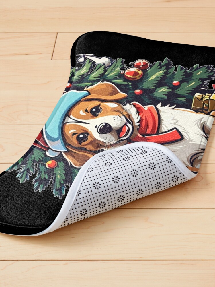 Disover Dog lover christmas Pet Mat