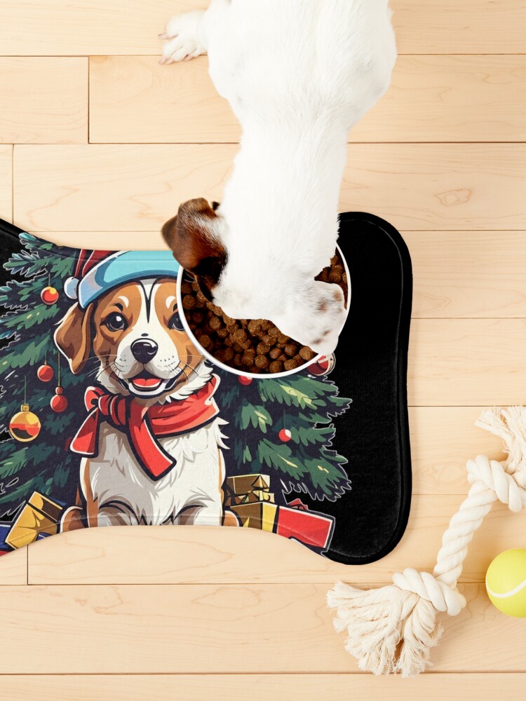 Disover Dog lover christmas Pet Mat