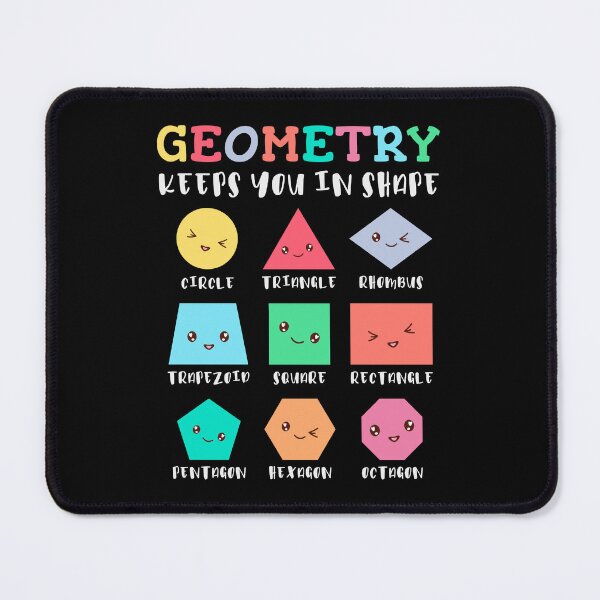 Item preview, Geometry keeps you in shape, geometric shapes designed and sold by HandicraftArt.