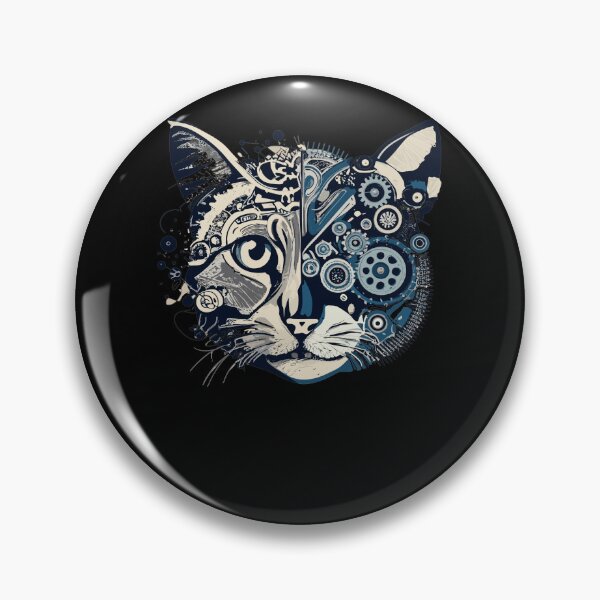 Item preview, Mechanical Cat Art 1 designed and sold by Betteroffweird.
