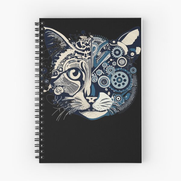 Item preview, Mechanical Cat Art 1 designed and sold by Betteroffweird.