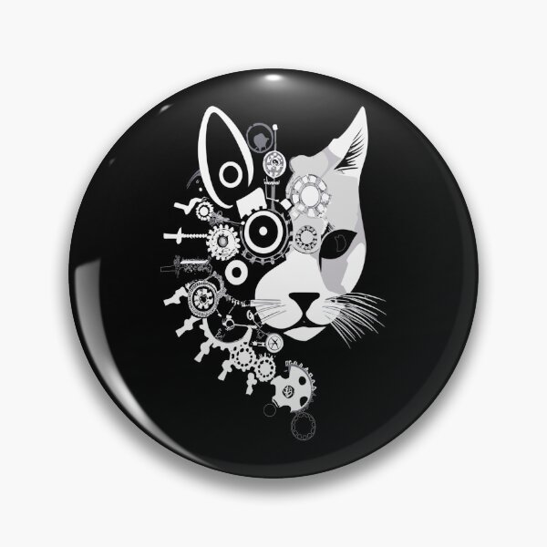 Item preview, Mechanical Cat art 3 designed and sold by Betteroffweird.