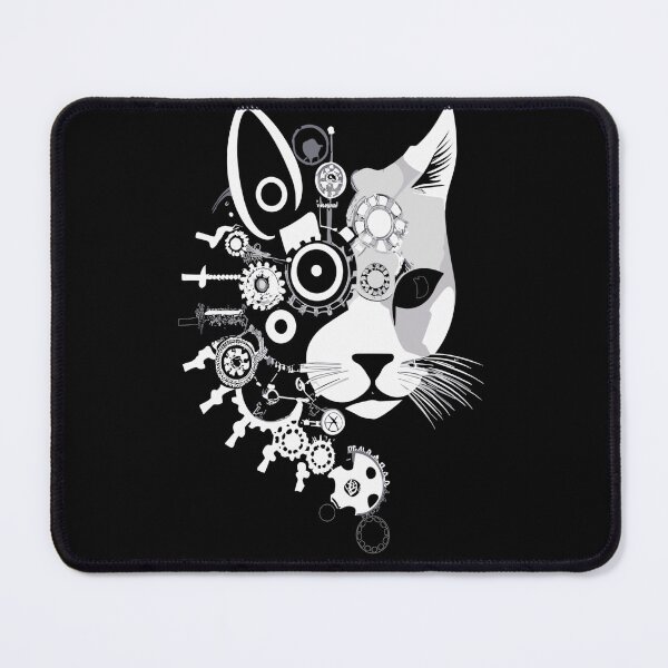 Item preview, Mechanical Cat art 3 designed and sold by Betteroffweird.