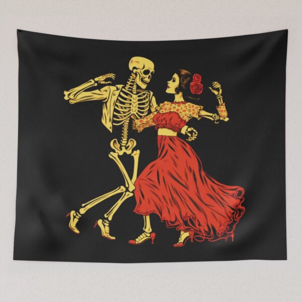 Item preview, Copy of Dancing Skeletons - Spooky and Stylish Halloween Design designed and sold by TEEJAMBOREE.