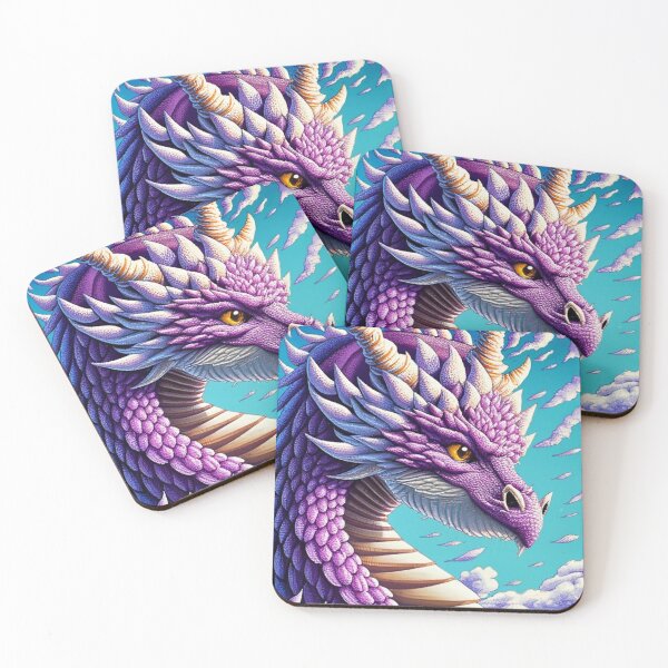 Item preview, Purple White Dragon. designed and sold by JLincoln48.