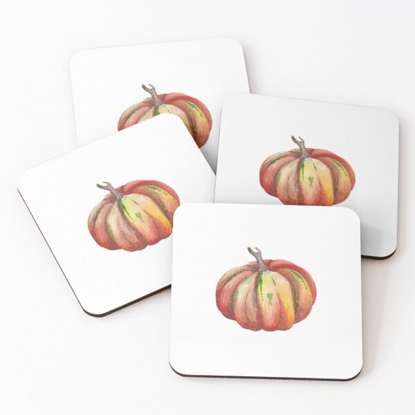 Item preview, Watercolour Orange and Green Dotted Pumpkin Cut out  designed and sold by xMagicalDots.