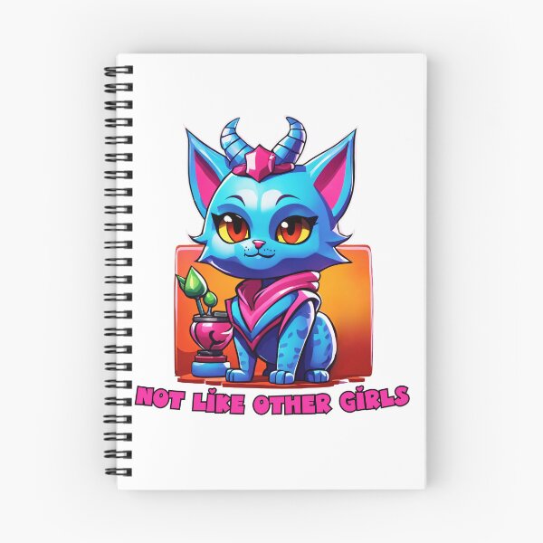 Item preview, Cute Retro Feline devil - Not like other girls designed and sold by ElLocoMus.