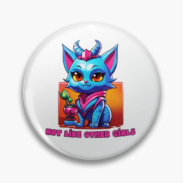 Item preview, Cute Retro Feline devil - Not like other girls designed and sold by ElLocoMus.