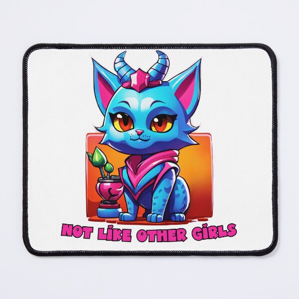 Item preview, Cute Retro Feline devil - Not like other girls designed and sold by ElLocoMus.